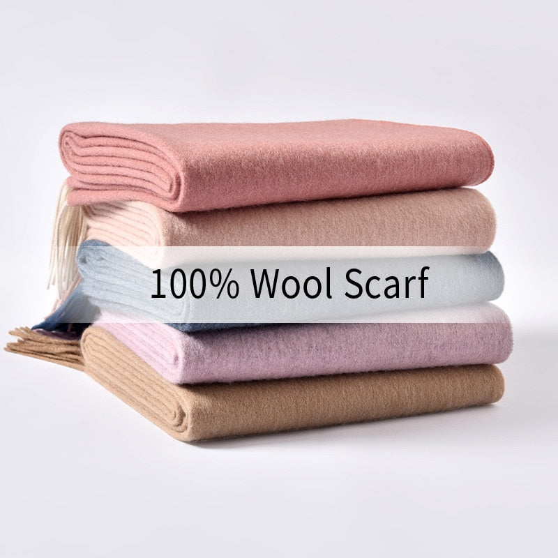 100% Pure Wool Warm Shawls - Virtue