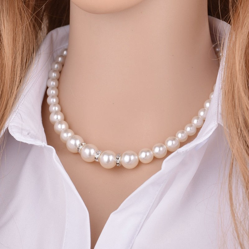 wild imitation pearl Jewelry Set - Virtue