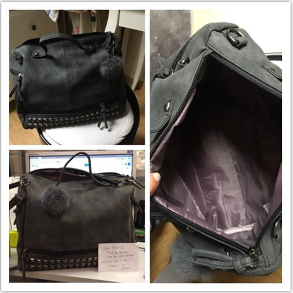 Versatile Leather Large Capacity Shoulder Bag - Virtue