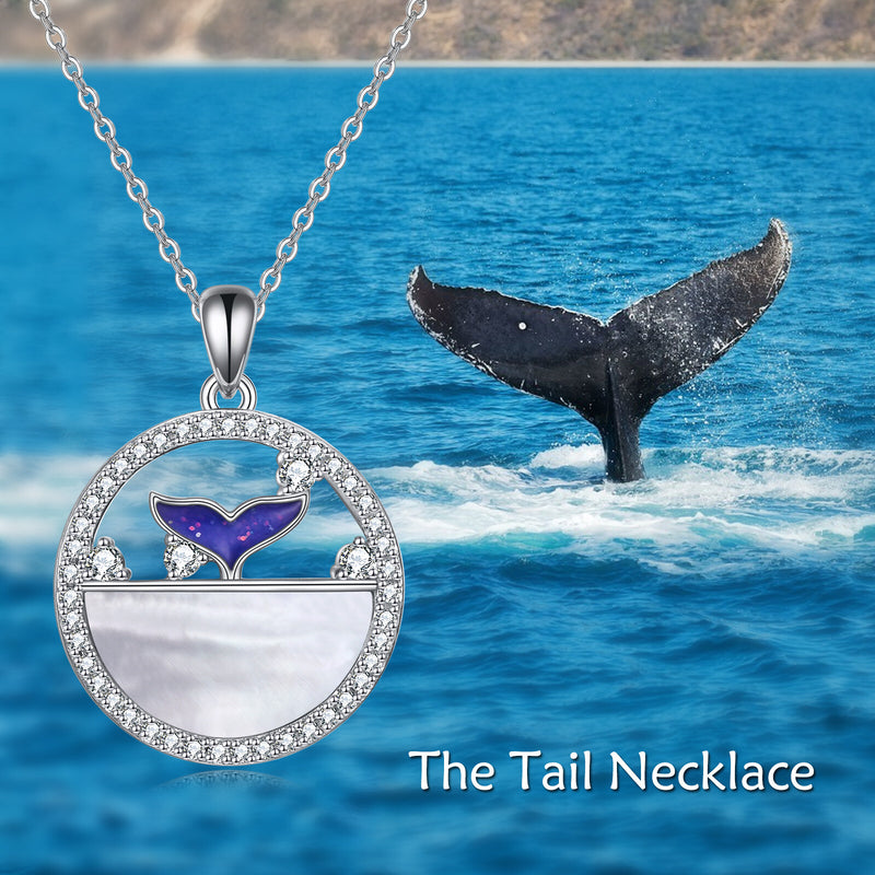 Mermaid Tail Necklace S925 Sterling Silver