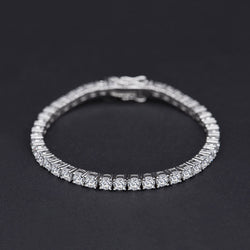 S925 Sterling Silver Bracelet with Gemstones