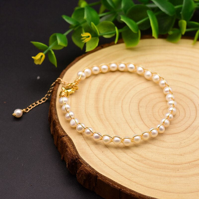 Original Natural Fresh Water Pearl Adjustable Bracelets - Virtue