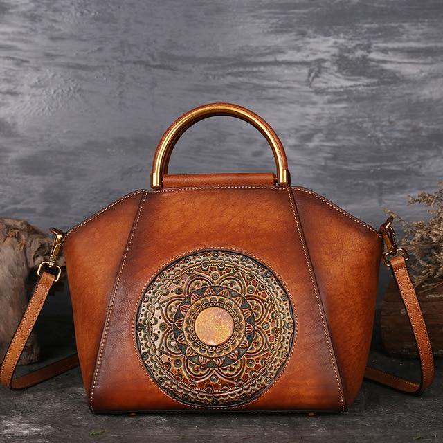 Genuine Leather Elegant Luxury Handmade Shoulder Handbag - Virtue