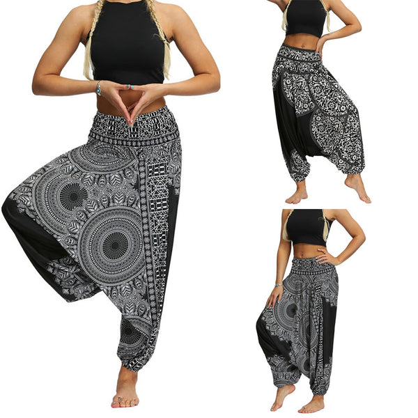 Vintage Boho Aladdin Yoga Pants - Virtue
